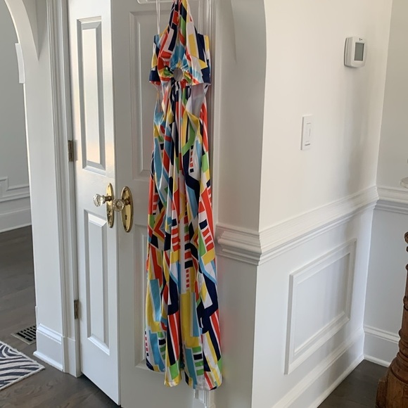 New Premium Boutique Halter Maxi Dress 2 - Picture 4 of 7